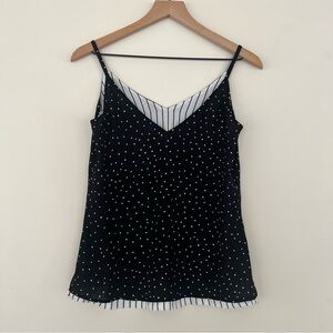 White House Black Market Women’s Double Sided Printed Cami Blouse